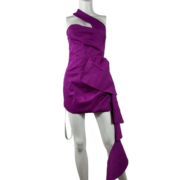 Elliatt x Revolve 'Convergence' Purple Polyester Dress Size XS - Picture 2 of 4